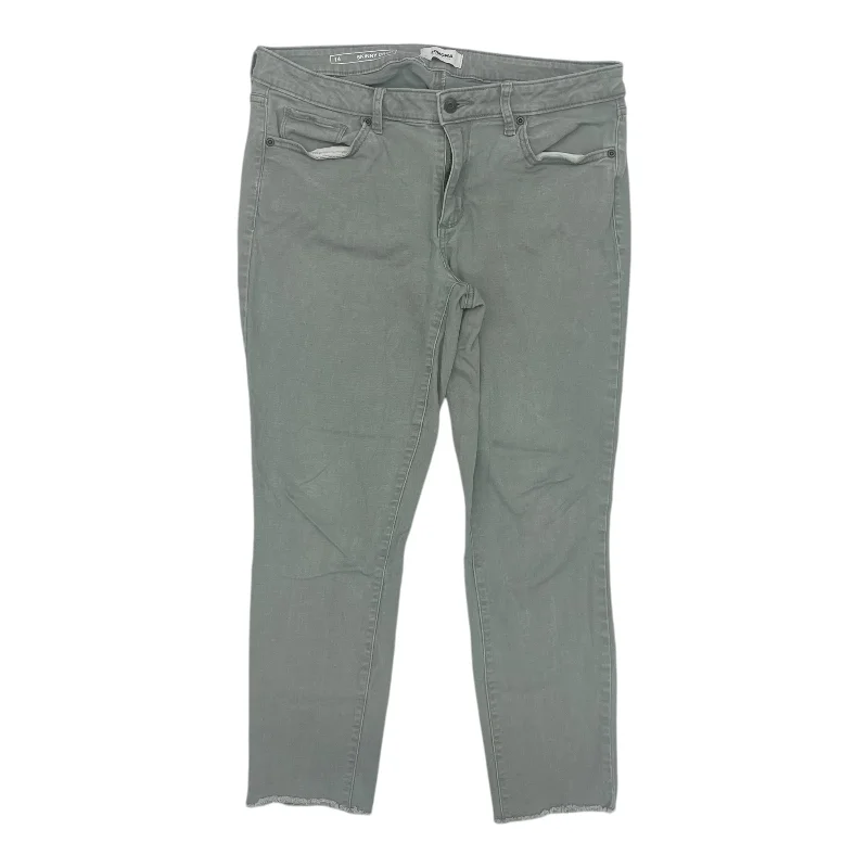 Comfortable Fashion Looks Jeans Skinny By Sonoma In Green, Size:14