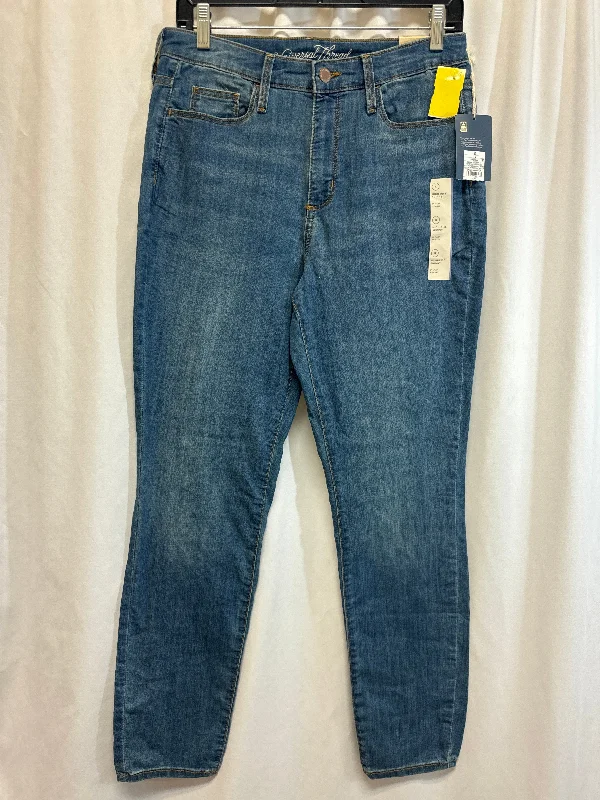 Casual And Versatile Jeans Skinny By Universal Thread In Blue Denim, Size: 8