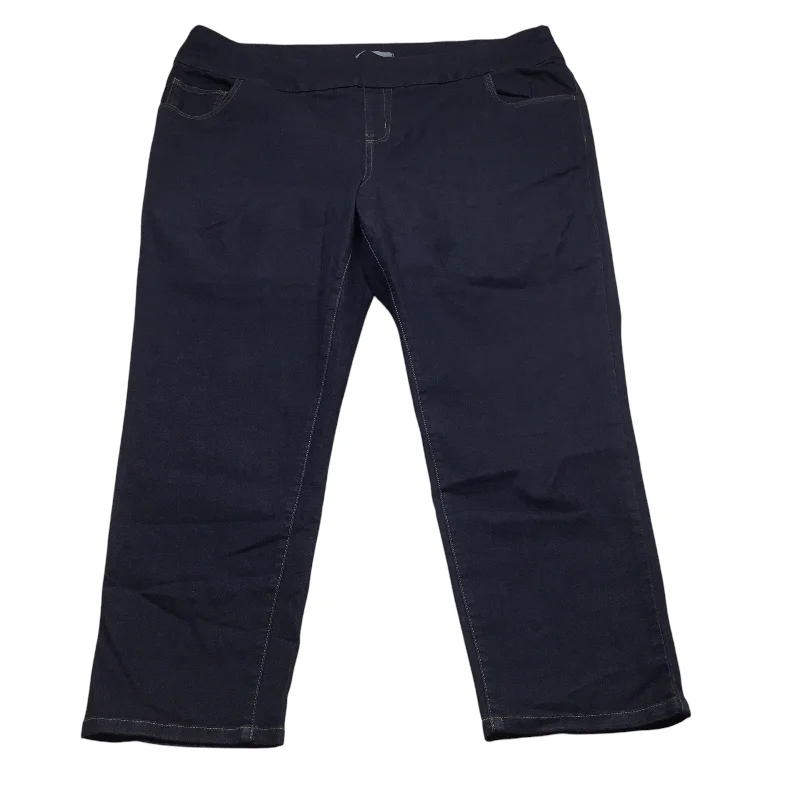 Customized Version Jeans Skinny By Woman Within In Blue Denim, Size: 24