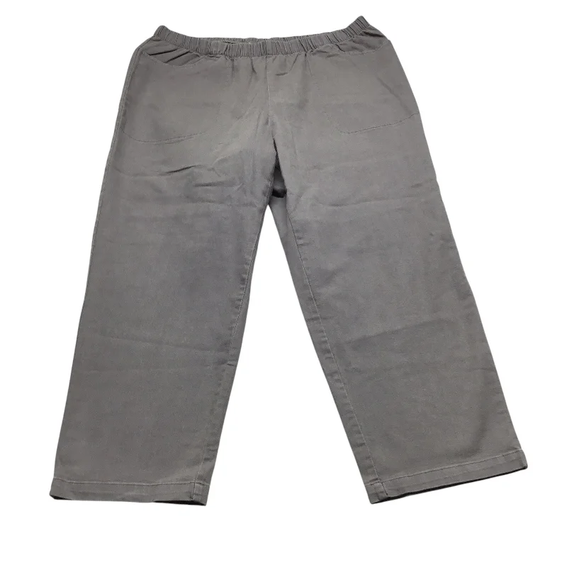 Comfortable And Simple Jeans Skinny By Woman Within In Grey, Size: 24