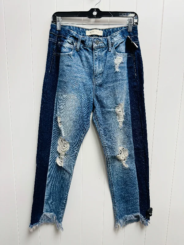Easy Fashion Jeans Straight By hidden  In Blue Denim, Size: 4