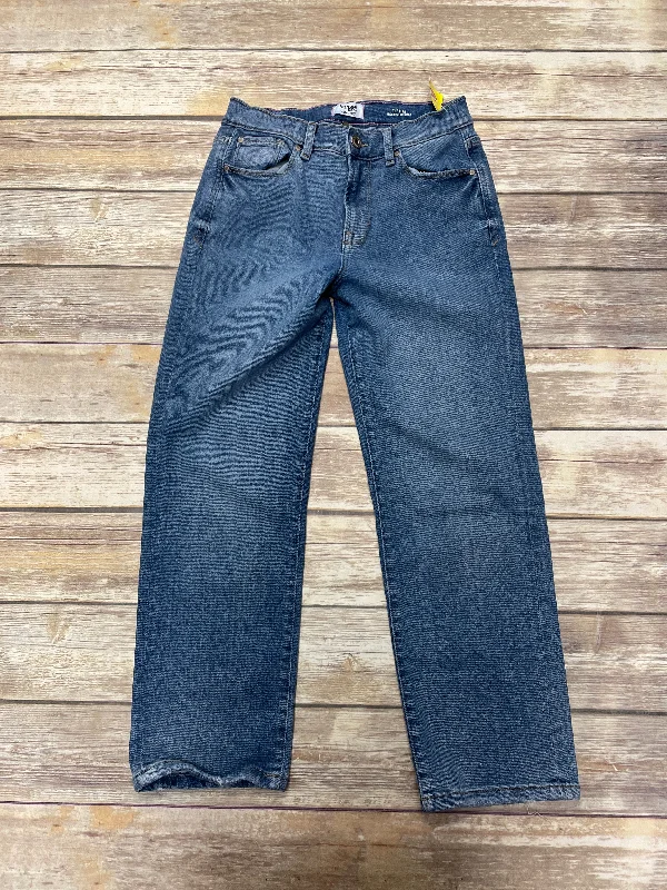 Summer Comfort Jeans Straight By Kensie In Blue Denim, Size: 4