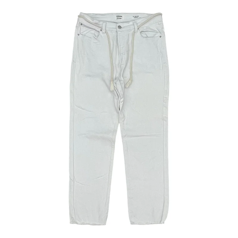Effortless Looks Jeans Straight By Kensie In White, Size:8