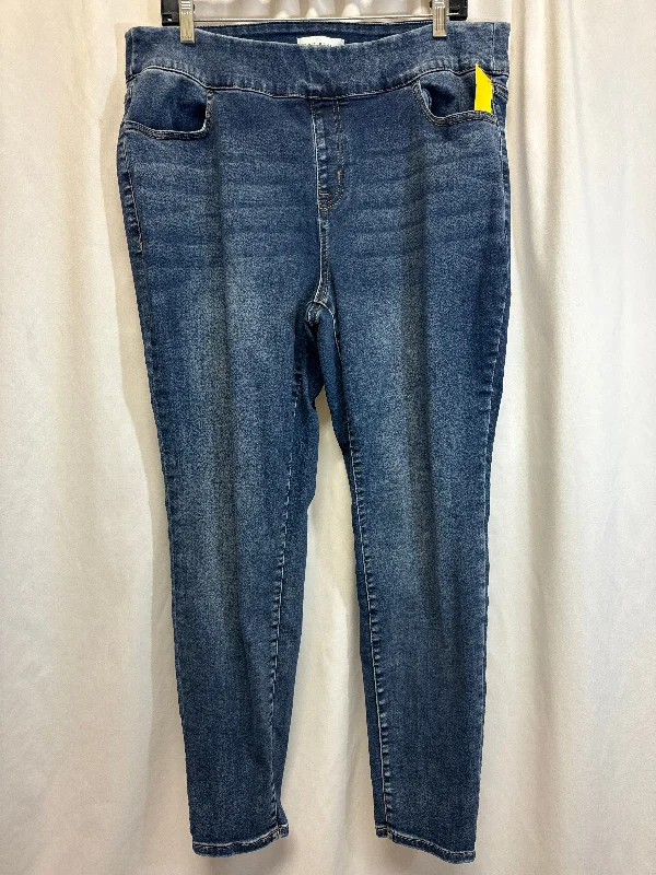 New Autumn And Winter Styles Jeans Straight By Lane Bryant In Blue, Size: 18