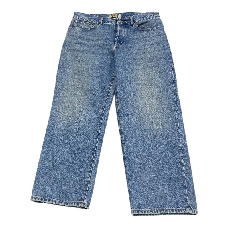 Fashion Elements Jeans Straight By Madewell In Blue Denim, Size: 8p