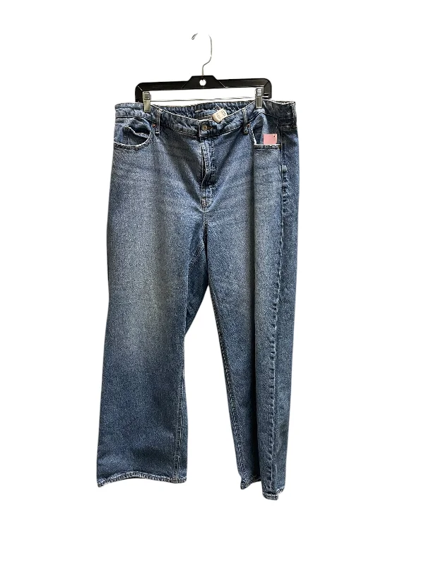 Street Charm Jeans Straight By Old Navy In Blue Denim, Size: 20