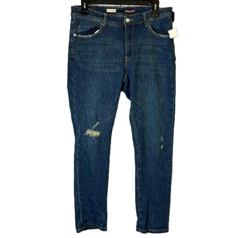 Soft Wear Jeans Straight By Pilcro In Blue Denim, Size: 12