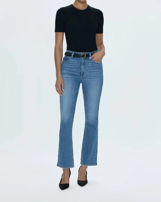 Minimal Comfort Krista High Rise Slim Bootcut Jean In Vibrant