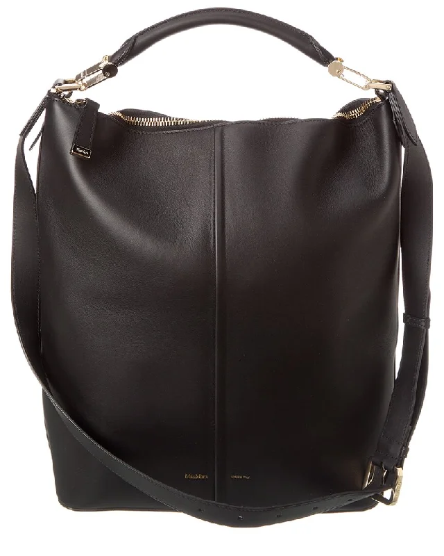 Max Mara Jean Leather Shoulder Bag