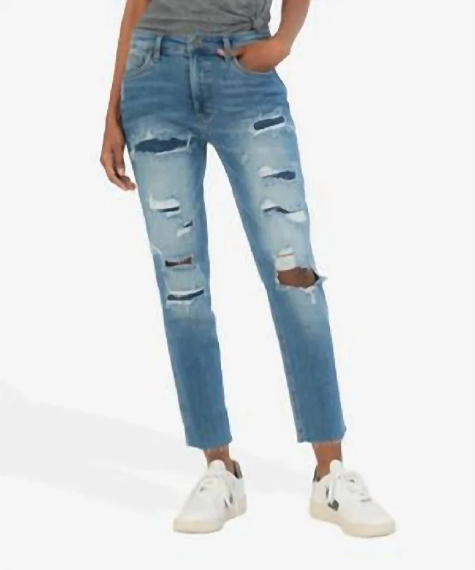 Smart Comfort Wear Rachael High Rise Fab Ab Mom Jean In Revolution