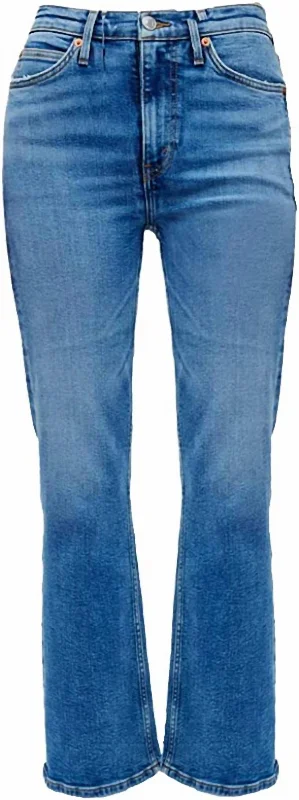 Comfy Dress Women 90S Medium Wash Boot Cut Loose High Rise Jeans In Blue
