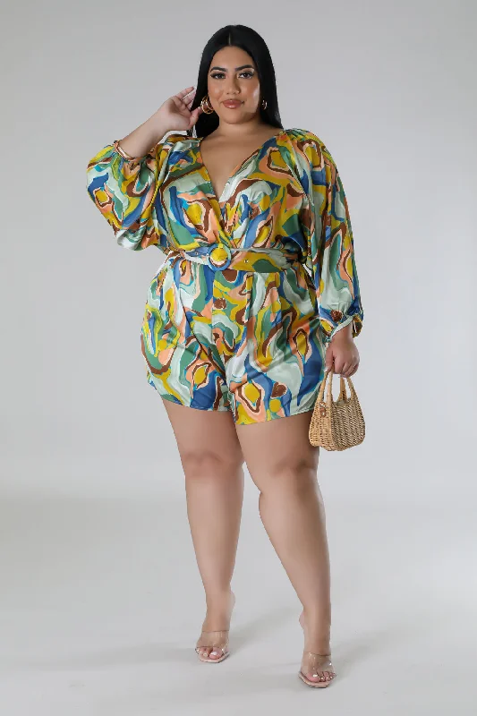 Classic Retro Mythical Romance Romper