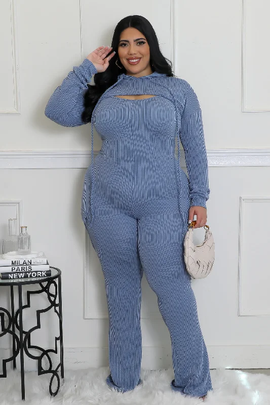 2pc No Show Jumpsuit Set