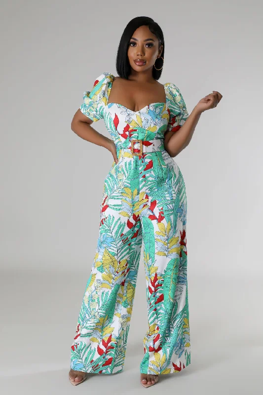 Urban Style Flower World Jumpsuit