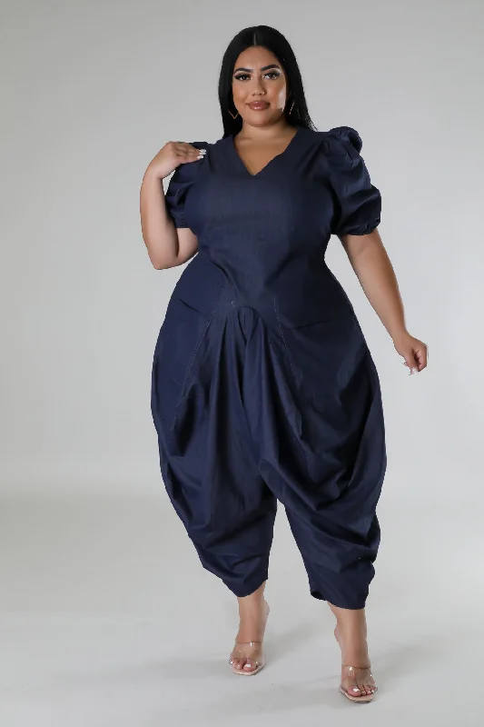 Spiritual Vitality Elodie Denim Jumpsuit