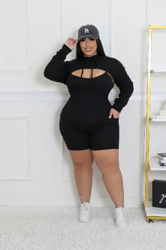 Comfortable Jeans Best Believe It Romper Set