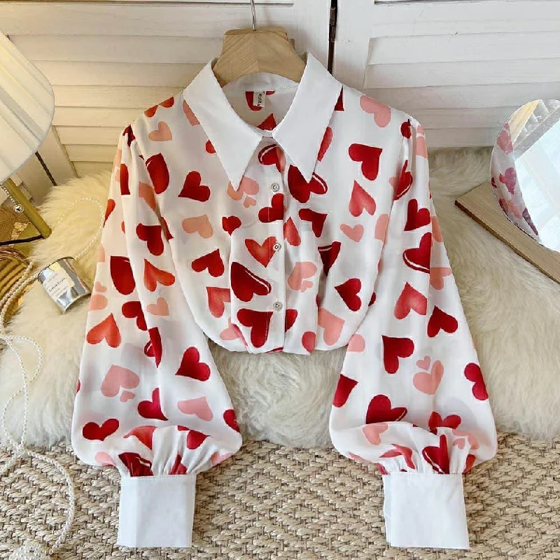 Martha Hearts Blouse