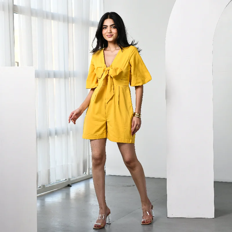 Sunny Yellow Romper