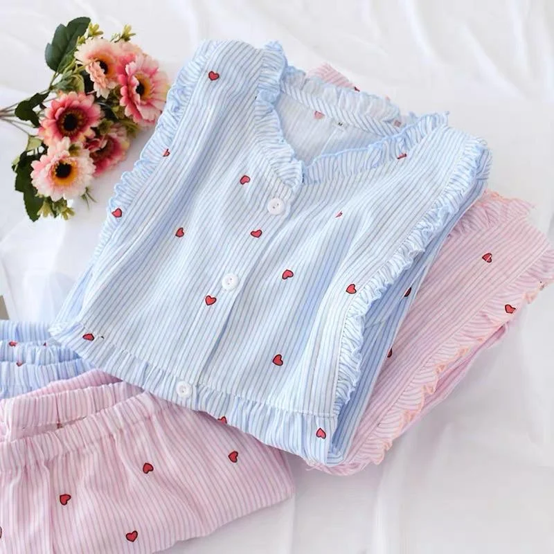 Relaxed Weekend Wear Terry Cotton Nightset