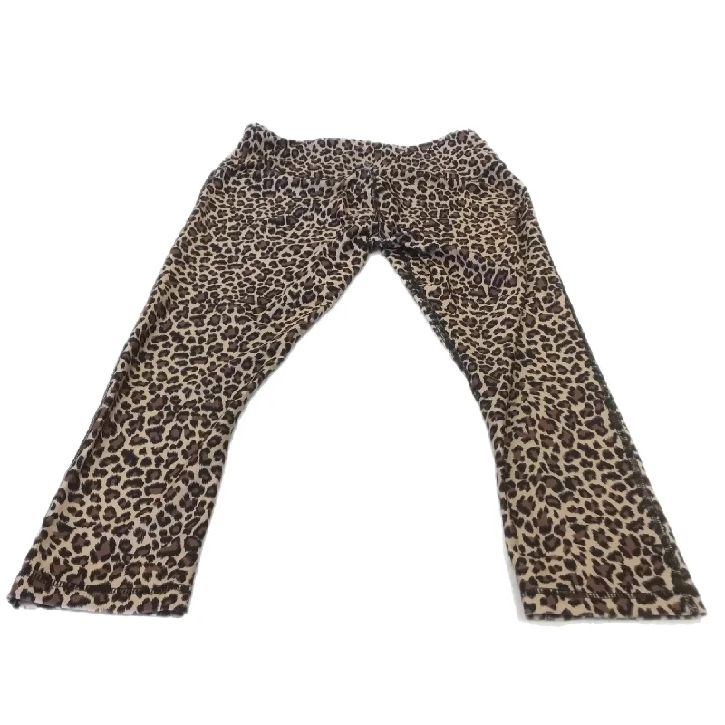 Daily Comfort Animal Print Athletic Leggings Capris Vogo, Size M