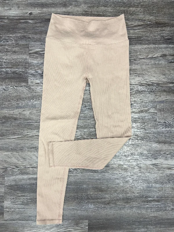 Beige Athletic Leggings Spiritual Gangster, Size M