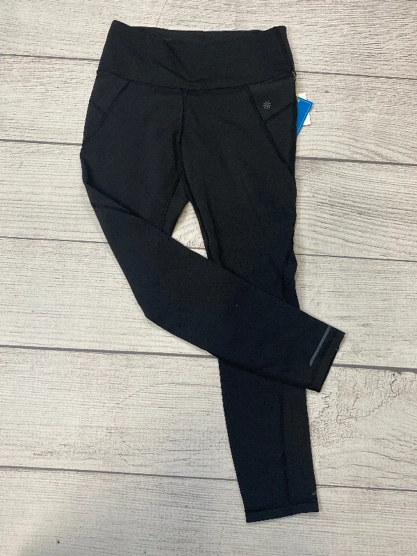 Versatile Comfort Black Athletic Leggings Athleta, Size S