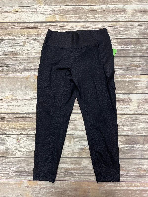 Sports Fashion Black Athletic Leggings Gap, Size L