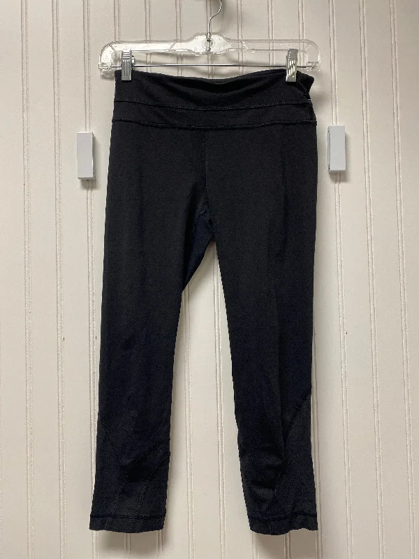 Soft Fabric Looks Black Athletic Leggings Lululemon, Size Xs