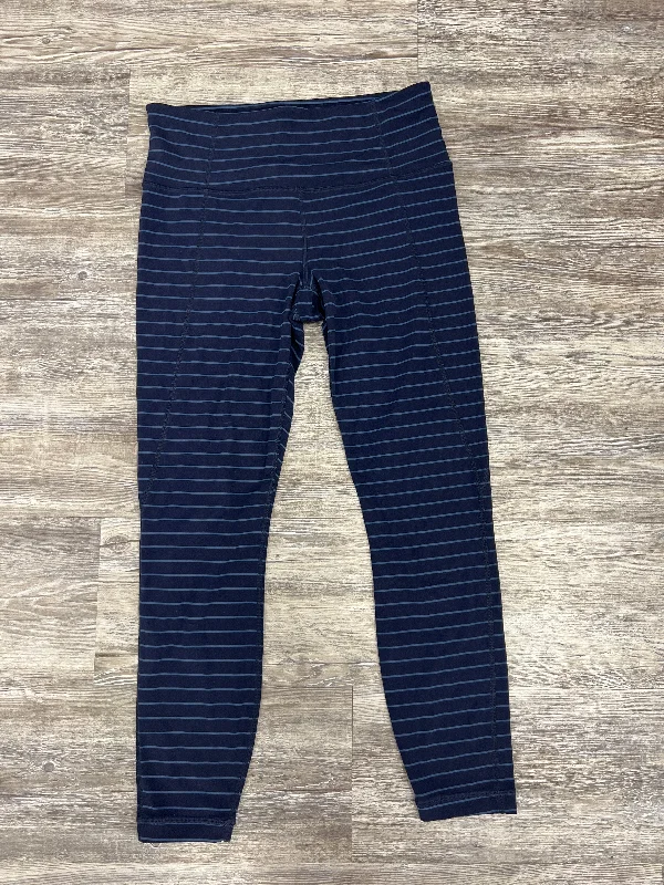 Simple Comfort Blue Athletic Leggings Athleta, Size S