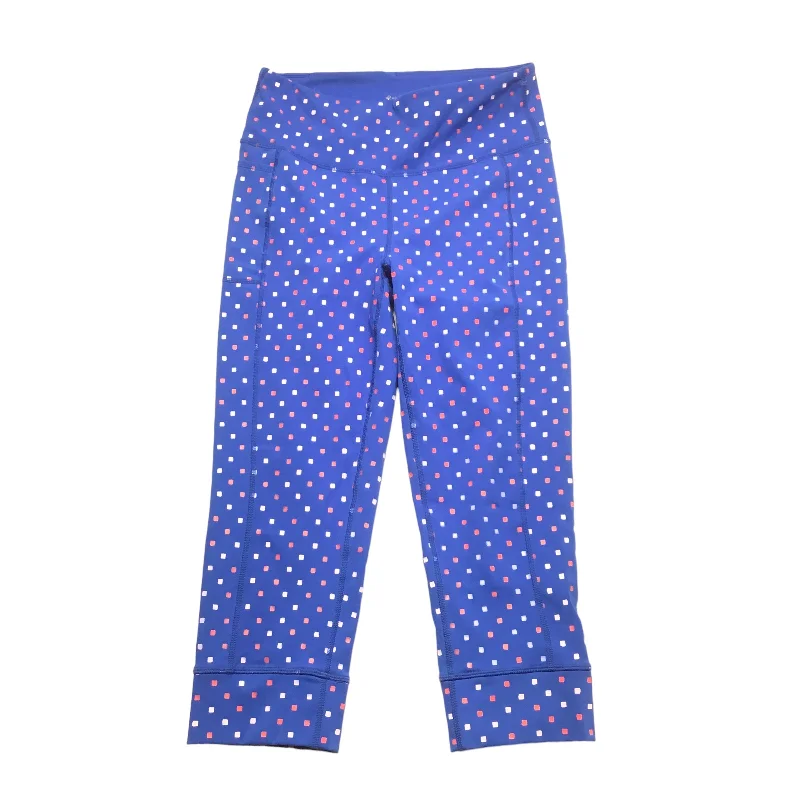 Casual Choice Blue Athletic Leggings Lilly Pulitzer, Size M