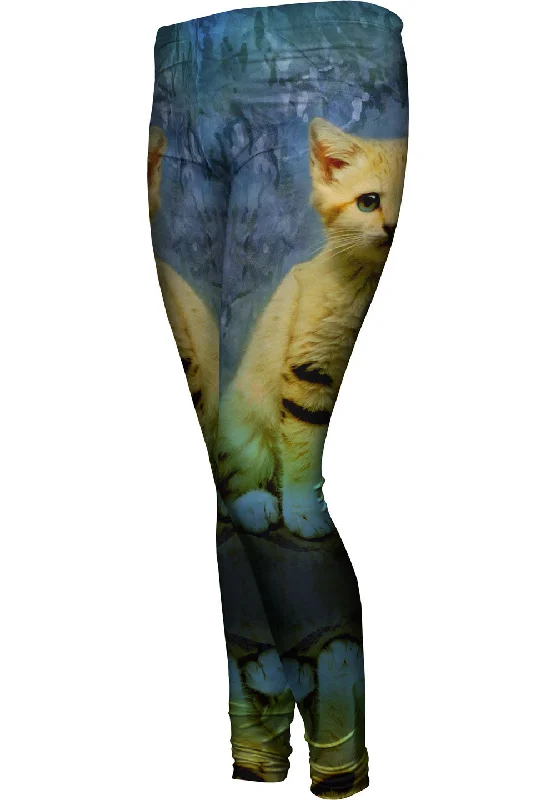 Cozy Knits Blue Camo Kitten