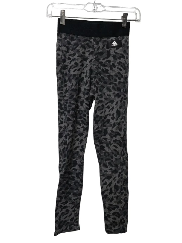 Leisure Travel Camouflage Print Athletic Leggings Adidas, Size Xs