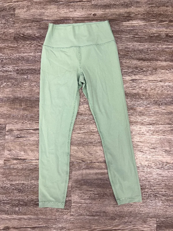 Effortless Dressing Green Athletic Leggings Athleta, Size S