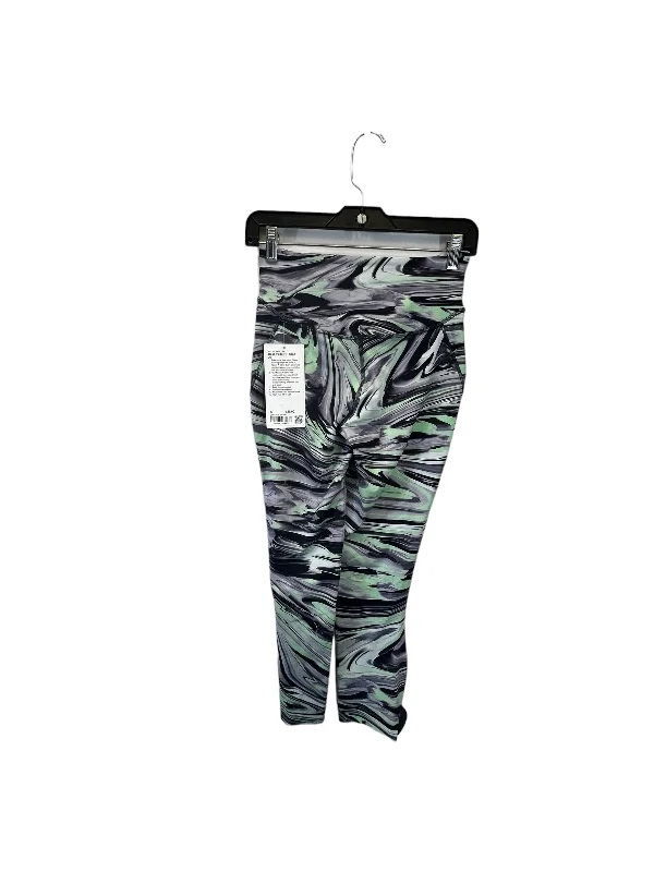 Easygoing Style Green & Purple Athletic Leggings Lululemon, Size 6