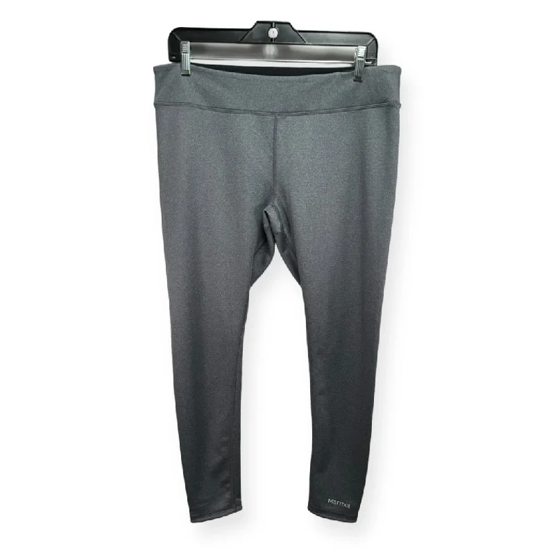 Classic Design Grey Athletic Leggings Marmot, Size L