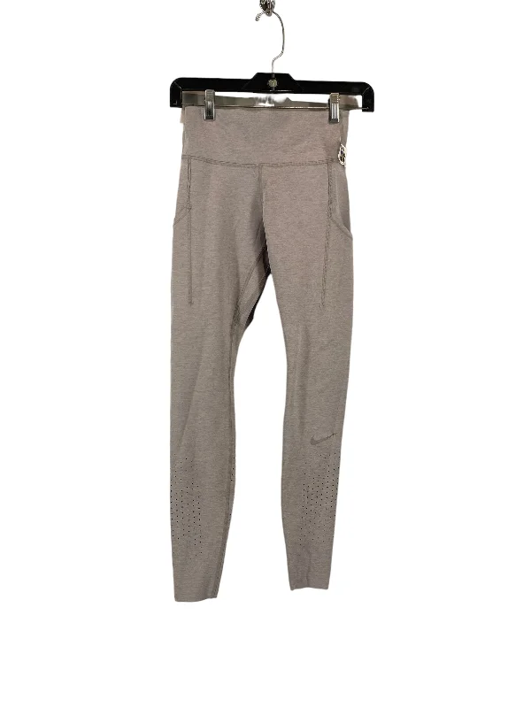 Leisure Sports Grey Athletic Leggings Nike, Size Xs