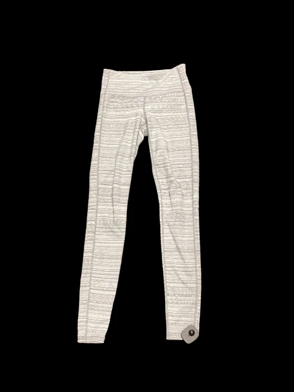 Carefree Style Grey & Tan Athletic Leggings Athleta, Size Xs