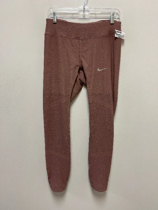 Casual Chic Looks Mauve Athletic Leggings Nike Apparel, Size M