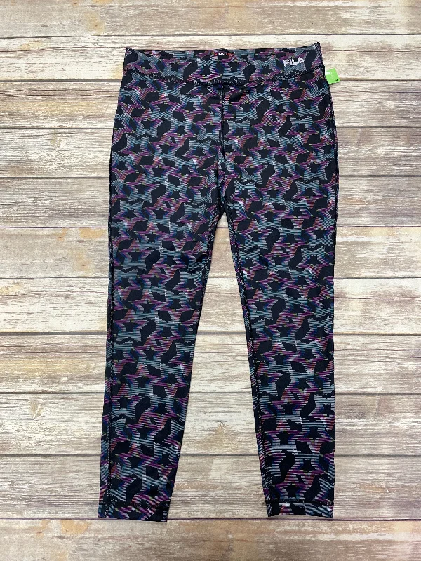 Creative Prints Multi-colored Athletic Leggings Fila, Size L