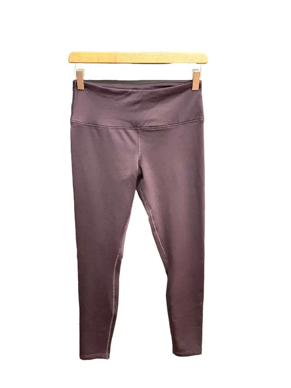 Comfy Pants Purple Athletic Leggings 90 Degrees By Reflex, Size S