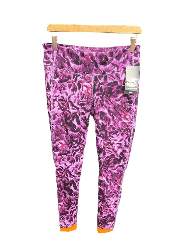 Simple Chic Purple Athletic Leggings Champion, Size M