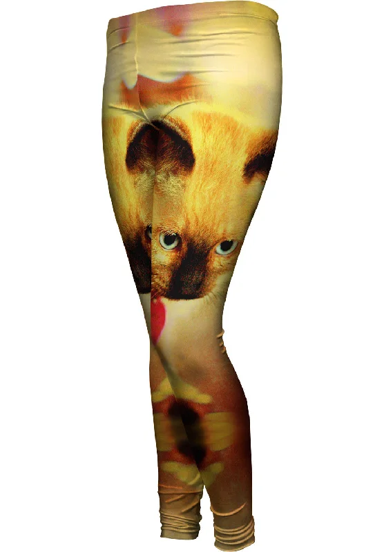 Chic Comfort Wear Red Bow Kitten