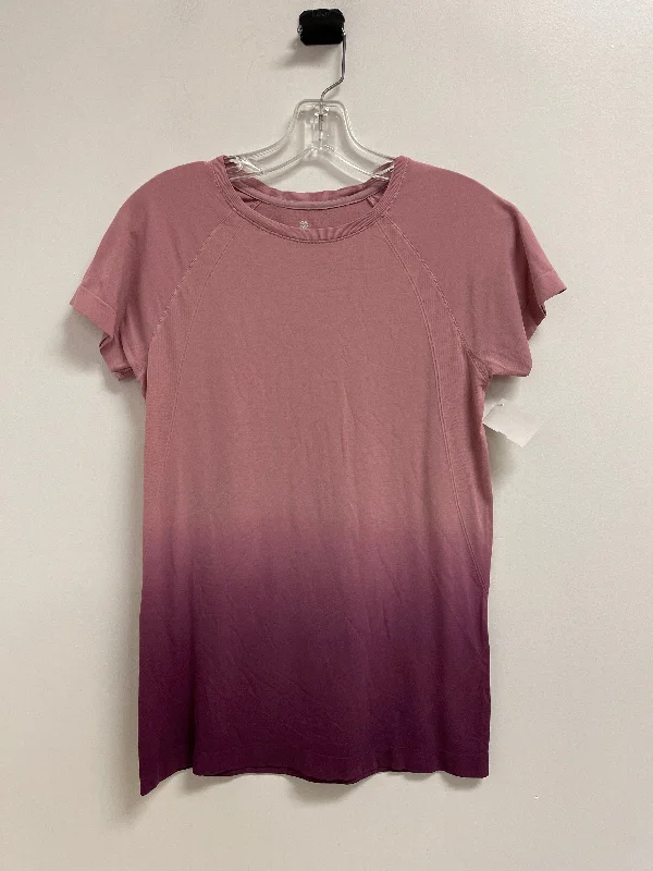 Classic Design Athletic Top Short Sleeve By All In Motion In Pink, Size: Xl
