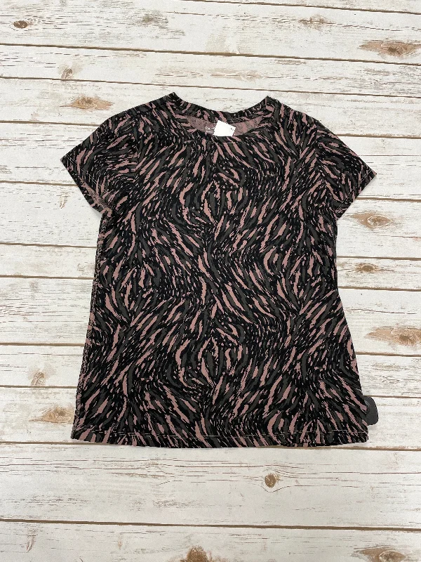Fashion Must-have Athletic Top Short Sleeve By Athleta In Multi-colored, Size: M