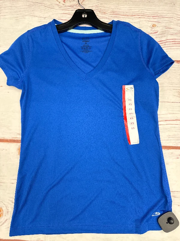 Light Comfort Athletic Top Short Sleeve By Champion In Royal Blue, Size: Xs