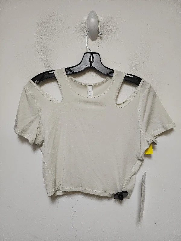 Preview New Products Athletic Top Short Sleeve By Lululemon In Tan, Size: 6