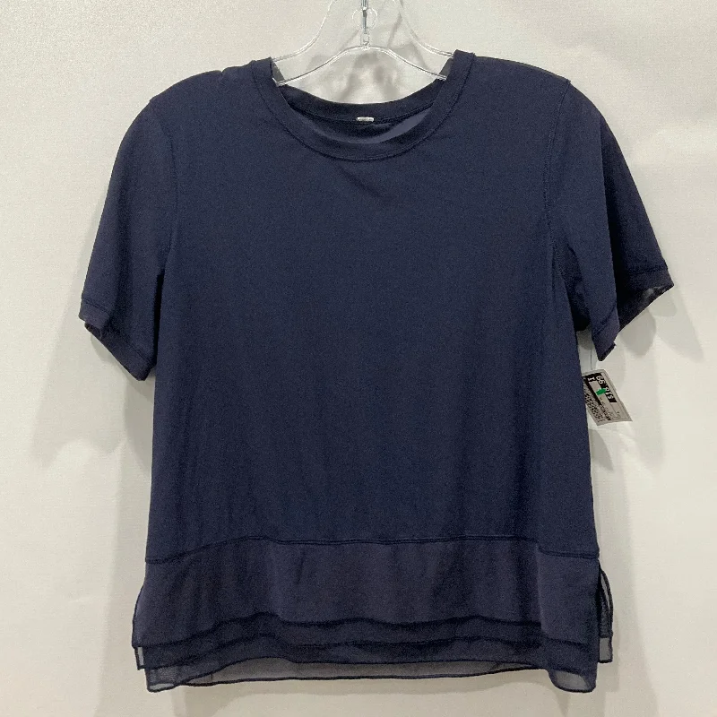 Sports Design Athletic Top Short Sleeve By Lululemon In White, Size: 6