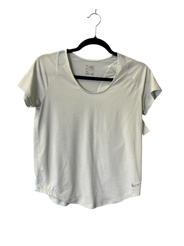 Easy Style Athletic Top Short Sleeve By Nike In Green, Size: S