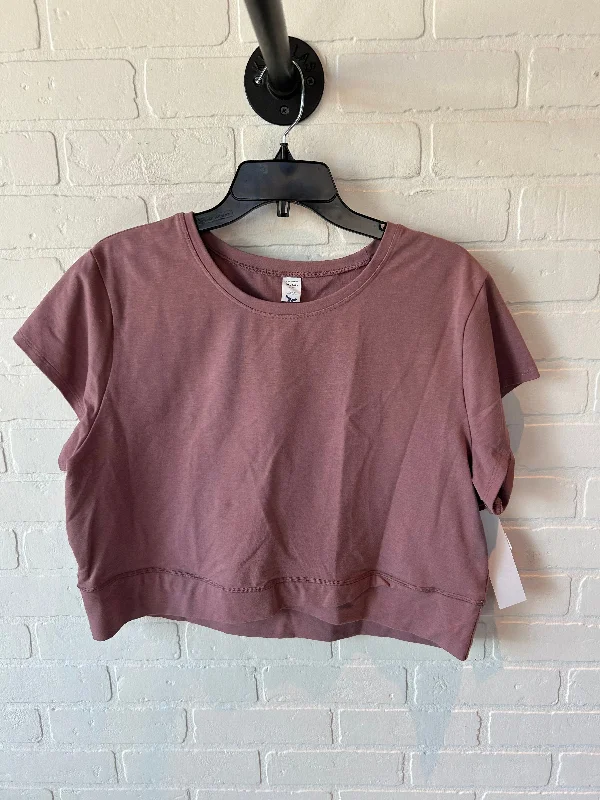 Knowledge And Elegance Athletic Top Short Sleeve By Old Navy In Pink, Size: Xxl