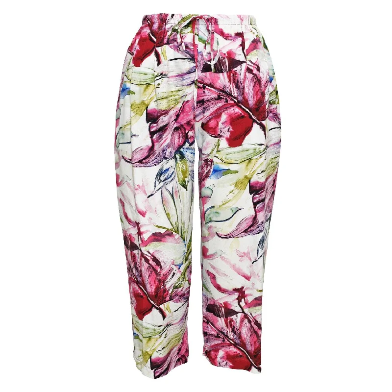 Beach Pant - 'Akala (Pink) Wind Palm